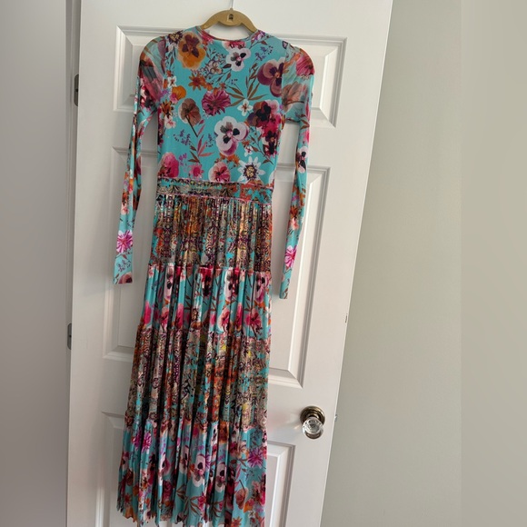 Floral FUZZI Long Sleeve Maxi Dress - Picture 1 of 4